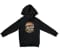 Innikki Plan - Burger Unisex Youth Hoodie in Black Color
